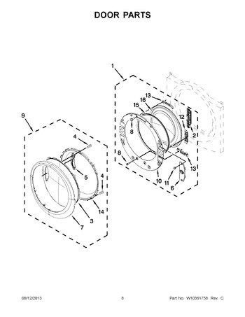 Diagram for YWED95HEXR0