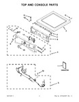 Diagram for 01 - Top And Console Parts