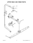 Diagram for 08 - Upper Wash And Rinse Parts