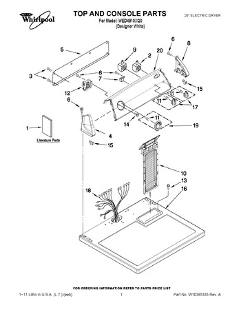 Diagram for WED4910XQ0