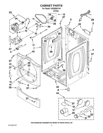 Diagram for WGD9050XW1