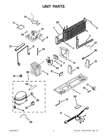 Diagram for W8RXCGFXB02