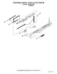 Diagram for 02 - Control Panel And Latch Parts