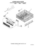 Diagram for 10 - Lower Rack Parts