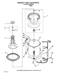 Diagram for 03 - Basket And Tub Parts