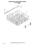 Diagram for 09 - Upper Rack And Track Parts