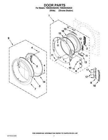 Diagram for YWED94HEAW0