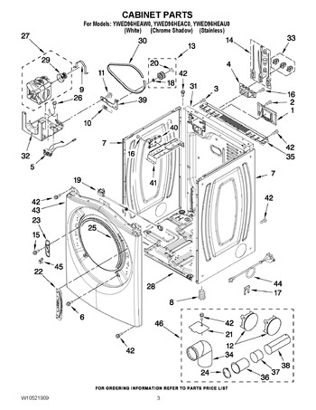 Diagram for YWED96HEAW0