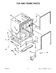 Diagram for 06 - Tub And Frame Parts