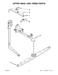 Diagram for 08 - Upper Wash And Rinse Parts