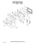 Diagram for 02 - Oven Door Parts