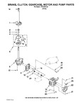 Diagram for 04 - Brake, Clutch, Gearcase, Motor And Pump Parts