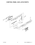 Diagram for 03 - Control Panel And Latch Parts