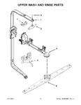 Diagram for 08 - Upper Wash And Rinse Parts