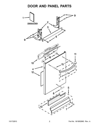 Diagram for WDT910SAYH3