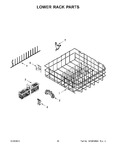 Diagram for 11 - Lower Rack Parts