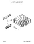 Diagram for 11 - Lower Rack Parts