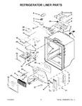 Diagram for 04 - Refrigerator Liner Parts