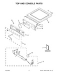 Diagram for 02 - Top And Console Parts