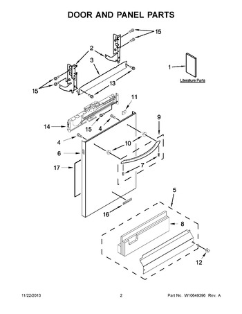 Diagram for KDTE104DWH0