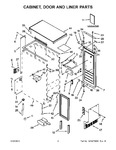 Diagram for 02 - Cabinet, Door And Liner Parts