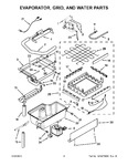 Diagram for 03 - Evaporator, Grid, And Water Parts