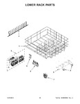 Diagram for 11 - Lower Rack Parts