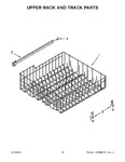 Diagram for 10 - Upper Rack And Track Parts