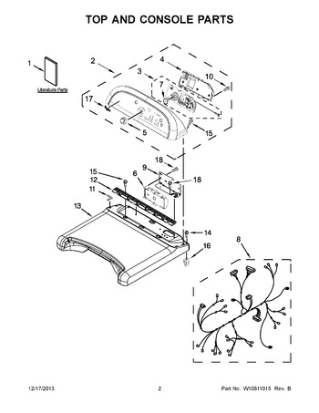 Diagram for WGD8500BW0