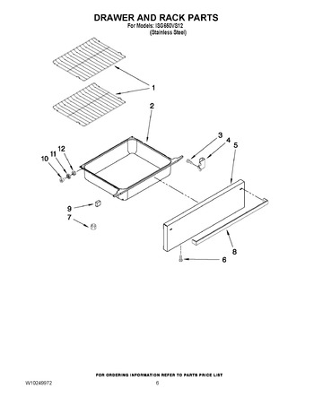 Diagram for ISG650VS12