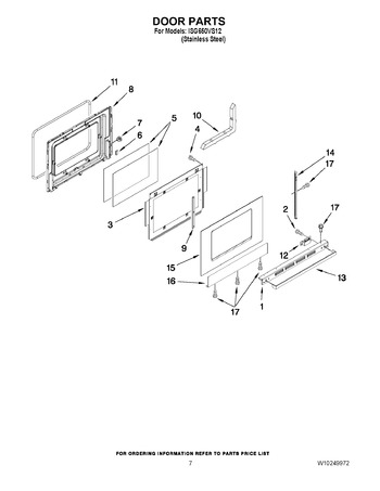 Diagram for ISG650VS12