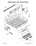 Diagram for 10 - Upper Rack And Track Parts