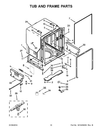 Diagram for KUDS30SXWH3