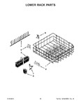 Diagram for 11 - Lower Rack Parts