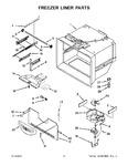 Diagram for 03 - Freezer Liner Parts