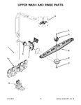 Diagram for 08 - Upper Wash And Rinse Parts