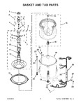 Diagram for 04 - Basket And Tub Parts