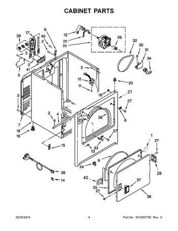 Diagram for YWED4900XW2