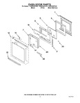 Diagram for 03 - Oven Door Parts