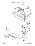 Diagram for 03 - Freezer Liner Parts