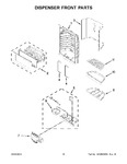 Diagram for 09 - Dispenser Front Parts