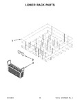 Diagram for 11 - Lower Rack Parts