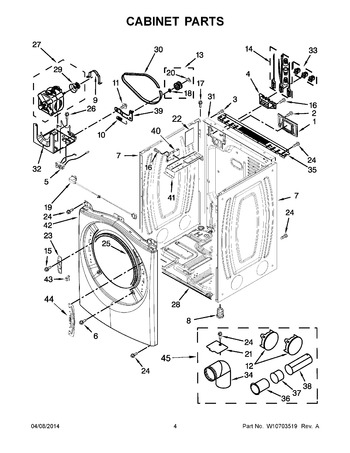 Diagram for WED8740DW0