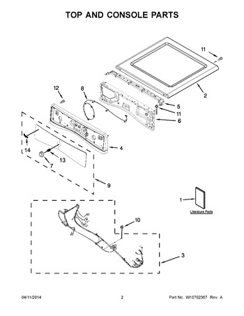 Diagram for YWED72HEDW0