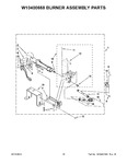 Diagram for 10 - W10400668 Burner Assembly Parts