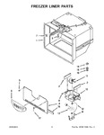 Diagram for 04 - Freezer Liner Parts