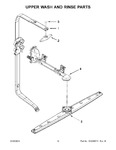 Diagram for 08 - Upper Wash And Rinse Parts