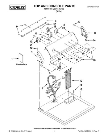 Diagram for CGD137HXW0