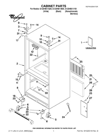 Diagram for GX2SHBXVY00