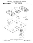 Diagram for 01 - Cooktop, Burner And Grate Parts